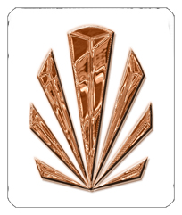 DF35-602-CP-WT Copper Sunburst White